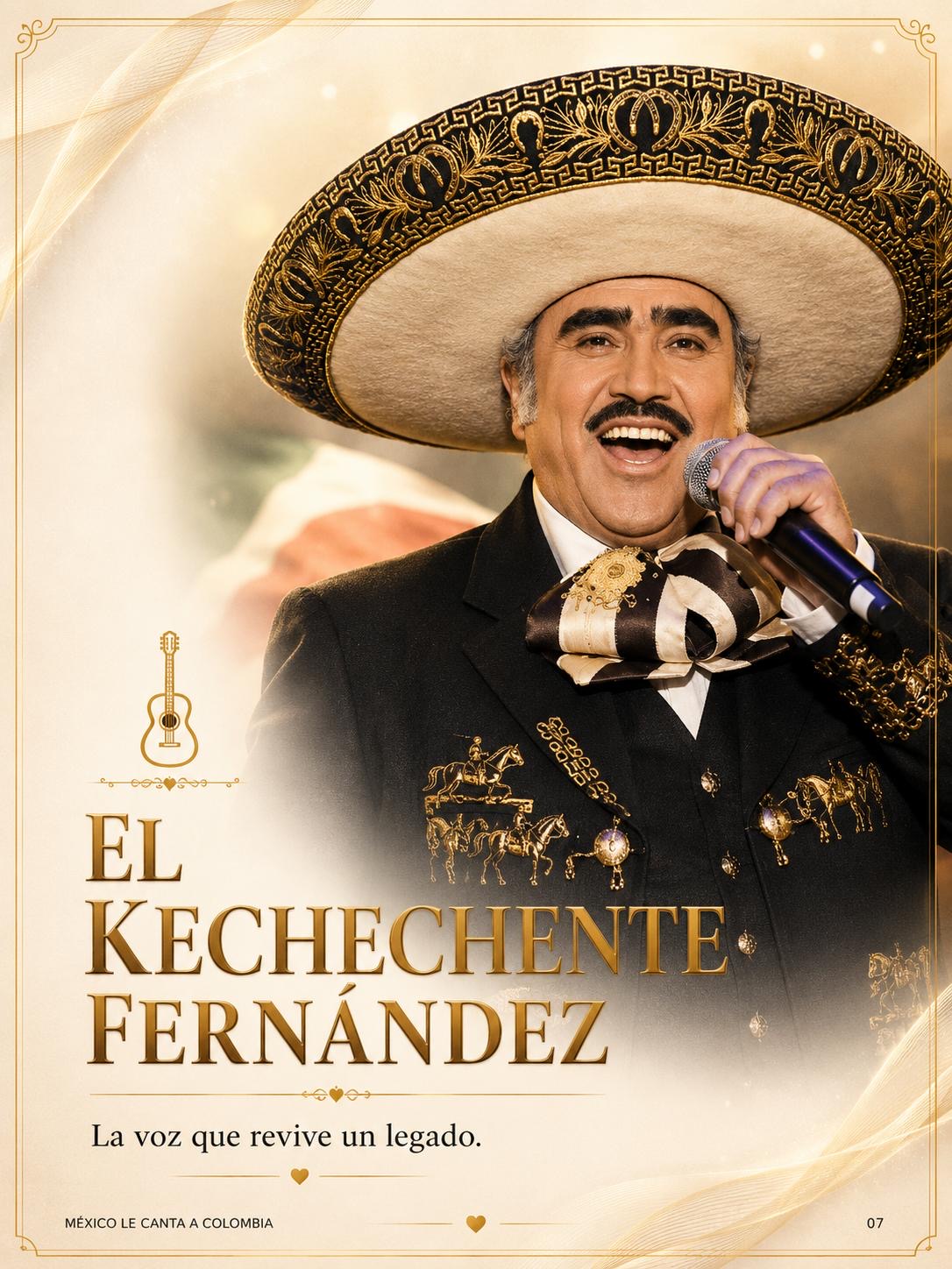 Fotografía de Alejandro González en homenaje a Vicente Fernández