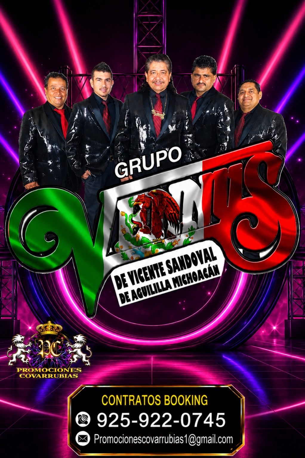 Flyer del Grupo Venus