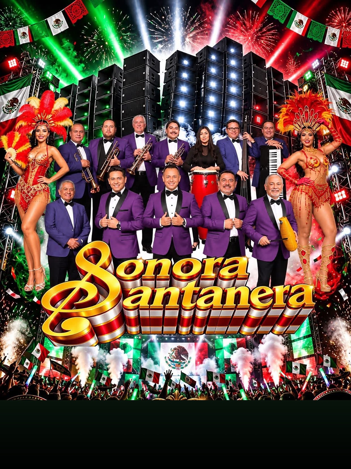 Fotografía promocional de La Sonora Santanera